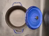 Staub La Cocotte gietijzeren braadpan, diameter 26 cm in donkerblauw – foto 6 – kavel bij De Kringwinkel, Gent