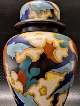 Regina Gouda plateel dekselpot - Decor Lydia - Model 170 - jaren 1950-1960 – foto 4 – kavel bij De Kringwinkel, Gent