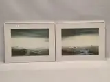 Set van 2 sfeervolle landschappen - "Greenfields" (ingeboekt en gesigneerd) - Henri Leonaert – kavel bij De Kringwinkel, Gent