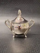 BMF verzilverd koffie- en theeservies met serveerblad in Rococo-stijl – foto 22 – kavel bij De Kringwinkel, Gent