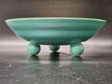 Originele Art Deco tripod schaal Nilo van Plateelbakkerij Zuid-Holland – foto 3 – kavel bij De Kringwinkel, Gent