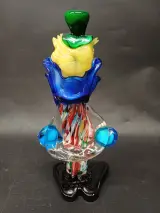Handgeblazen Murano glas clown met Gitaar – foto 3 – kavel bij De Kringwinkel, Ninove