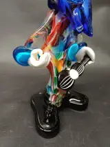 Handgeblazen Murano glas clown met Gitaar – foto 7 – kavel bij De Kringwinkel, Ninove