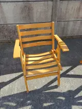 Set van 4 houten design tuinstoelen – foto 8 – kavel bij De Kringwinkel, Oudenaarde