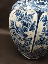 Vintage Delfts blauwe dekselvaas – foto 6 – kavel bij De Kringwinkel, Ninove