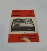 Vintage Philips 4307 viersporen bandrecorder met handleiding – foto 6 – kavel bij De Kringwinkel, Geraardsbergen