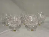 5 Atlantis kristallen Cognacglazen – kavel bij De Kringwinkel, Liedekerke