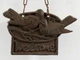 Vintage Gietijzeren Welkomsthangbord – foto 3 – kavel bij De Kringwinkel, Maasmechelen
