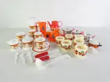 Vintage kinderservies met potjes en bestek – kavel bij De Kringwinkel, Heverlee