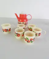 Vintage kinderservies met potjes en bestek – foto 18 – kavel bij De Kringwinkel, Heverlee