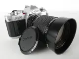 Canon AV-1 analoge spiegelreflexcamera met zoomlens – kavel bij De Kringwinkel, Heverlee