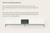 TV-meubel incl. zwart frame + 2 Cocons, RAAT, Loef 275 OV, Hoogglans wit – foto 2 – kavel bij Onlineveilingmeester, Groningen