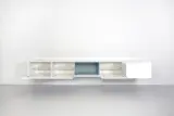 TV-meubel incl. zwart frame + 2 Cocons, RAAT, Loef 275 OV, Hoogglans wit – foto 7 – kavel bij Onlineveilingmeester, Groningen