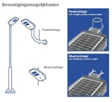 Straatlantaarn zonne-energie 6.5 Watt LED, Lamp zonne-energie – foto 5 – kavel bij Onlineveilingmeester, Groningen