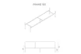 TV-meubel incl. frame, RAAT, Halm 150, Zwart – foto 5 – kavel bij Onlineveilingmeester, Groningen