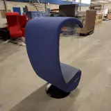 Swivel loungestoel, EvaVaara Design, Blauw – foto 3 – kavel bij Onlineveilingmeester, Groningen