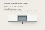 TV-meubel incl. frame + 2 Cocons, RAAT, Loef 165 OV, Hoogglans wit – foto 3 – kavel bij Onlineveilingmeester, Groningen