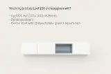 TV-meubel incl. 2 Cocons, RAAT, Loef 220 OV, Hoogglans wit – foto 3 – kavel bij Onlineveilingmeester, Groningen