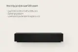 TV-meubel incl. lowboard-onderstel, RAAT, Loef 220, Zwart – foto 3 – kavel bij Onlineveilingmeester, Groningen