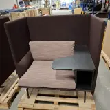 2x Hoge boothbank met tafel, Paars – foto 5 – kavel bij Onlineveilingmeester, Groningen