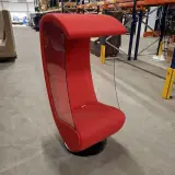 Swivel loungestoel, EvaVaara Design, Rood – kavel bij Onlineveilingmeester, Groningen