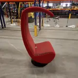 Swivel loungestoel, EvaVaara Design, Rood – foto 2 – kavel bij Onlineveilingmeester, Groningen