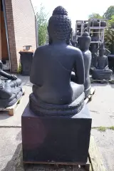Beeld, Buddha, Donkergrijs / Antraciet – foto 4 – kavel bij Onlineveilingmeester, Groningen