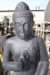 Beeld, Buddha, Donkergrijs / Antraciet – foto 7 – kavel bij Onlineveilingmeester, Groningen