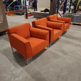 3x Fauteuil, Designonstock, Oranje – foto 2 – kavel bij Onlineveilingmeester, Groningen