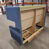 Hoge bank (Tweekleurig), Groen / Blauw – foto 6 – kavel bij Onlineveilingmeester, Groningen