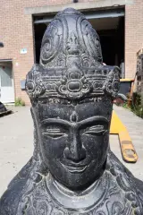 Beeld, Shive bust, Donkergrijs / Antraciet – foto 3 – kavel bij Onlineveilingmeester, Groningen