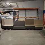 4x Bank, Beige / Antraciet – kavel bij Onlineveilingmeester, Groningen
