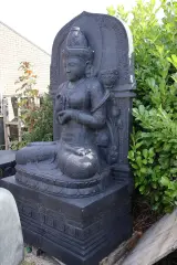 Beeld, Buddha, Donkergrijs / Antraciet – foto 11 – kavel bij Onlineveilingmeester, Groningen