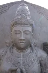 Beeld, Buddha, Donkergrijs / Antraciet – foto 6 – kavel bij Onlineveilingmeester, Groningen