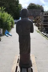 Beeld, Monnik, Donkergrijs / Antraciet – foto 4 – kavel bij Onlineveilingmeester, Groningen