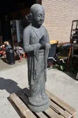 Beeld, Monnik, Donkergrijs / Antraciet – foto 8 – kavel bij Onlineveilingmeester, Groningen