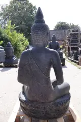 Beeld, Buddha, Donkergrijs / Antraciet – foto 6 – kavel bij Onlineveilingmeester, Groningen