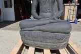 Beeld, Buddha, Donkergrijs / Antraciet – foto 8 – kavel bij Onlineveilingmeester, Groningen