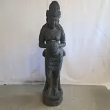 Fontein, Buddha, Donkergrijs / Antraciet – kavel bij Onlineveilingmeester, Groningen