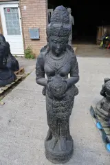 Fontein, Buddha, Donkergrijs / Antraciet – foto 2 – kavel bij Onlineveilingmeester, Groningen