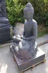 Beeld, Buddha, Donkergrijs / Antraciet – foto 3 – kavel bij Onlineveilingmeester, Groningen