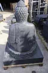 Beeld, Buddha, Donkergrijs / Antraciet – foto 4 – kavel bij Onlineveilingmeester, Groningen