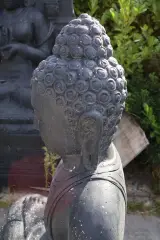 Beeld, Buddha, Donkergrijs / Antraciet – foto 5 – kavel bij Onlineveilingmeester, Groningen