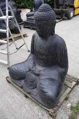 Beeld, Buddha, Donkergrijs / Antraciet – foto 6 – kavel bij Onlineveilingmeester, Groningen