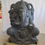 Beeld, Ganesha, Donkergrijs / Antraciet – kavel bij Onlineveilingmeester, Groningen
