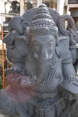 Beeld, Ganesha, Donkergrijs / Antraciet – foto 3 – kavel bij Onlineveilingmeester, Groningen