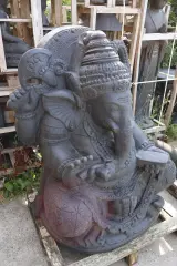 Beeld, Ganesha, Donkergrijs / Antraciet – foto 5 – kavel bij Onlineveilingmeester, Groningen