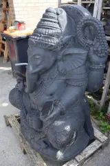 Beeld, Ganesha, Donkergrijs / Antraciet – foto 8 – kavel bij Onlineveilingmeester, Groningen