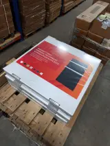 2x Infrarood paneel glas 60 x 60 cm, Ecosun, Type GS, Zwart, 2025 – kavel bij Onlineveilingmeester, Groningen