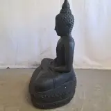 Beeld, Budha, Donkergrijs / Antraciet – foto 4 – kavel bij Onlineveilingmeester, Groningen
